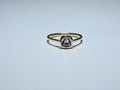Pink Spinel Ring, 14k Gold Bezel, Cushion Engagement Ring